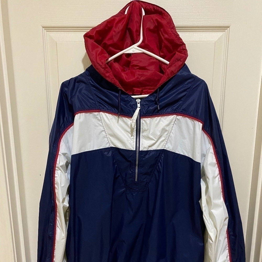 Antigua Windbreaker‎ Red/White/Blue Size Large